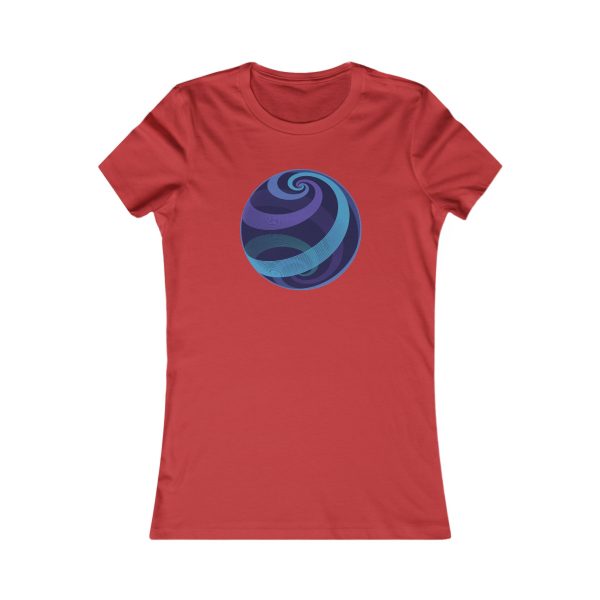 Women's Favorite Tee: Loxodromes Twilight - Image 5