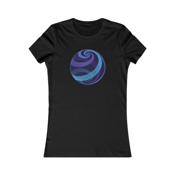 Women's Favorite Tee: Loxodromes Twilight - Image 7