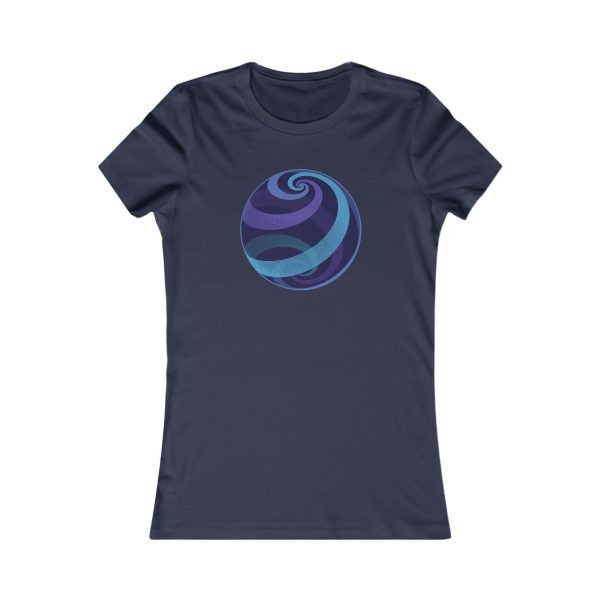Women's Favorite Tee: Loxodromes Twilight - Image 9