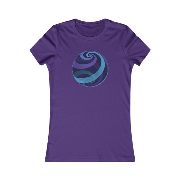 Women's Favorite Tee: Loxodromes Twilight - Image 10