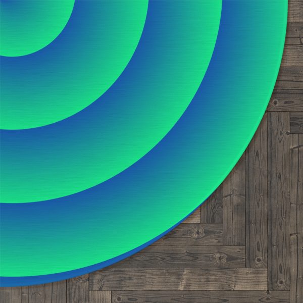Rug: Unwinding Verdigris - Image 3