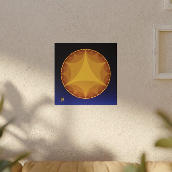 Canvas: Ideal Triangles Sunset - Image 6