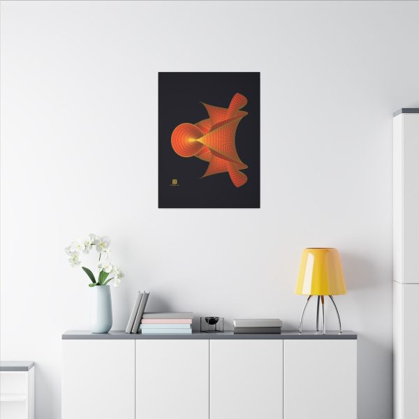 Canvas: Hyperbolic Surface Red - Image 7