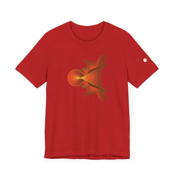 Unisex Tee: Kuen's Surface Red - Image 6