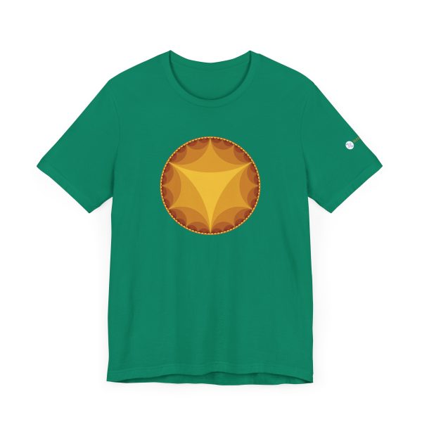 Unisex Tee: Ideal Triangles Warm - Image 4