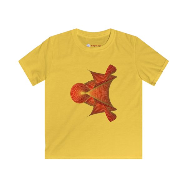 Kids Softstyle Tee: Kuen's Surface Red - Image 2