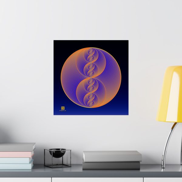 Poster: Binary Medallion Lapis - Image 6