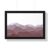 Framed Poster: Nowhere-Differentiable Desert