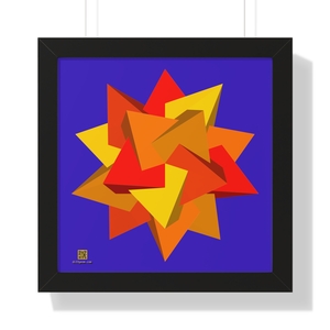 Framed Poster: Five Tetrahedra Autumn