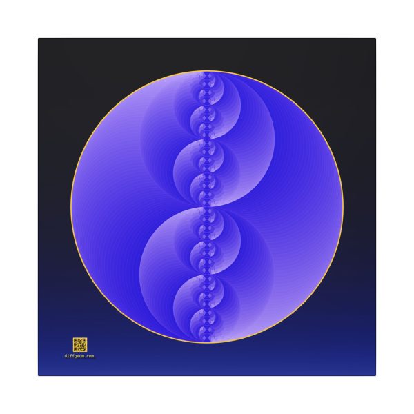 Canvas: Binary Medallion Cirrus