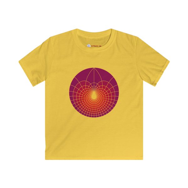 Kids Softstyle Tee: Lotus Sunset - Image 2