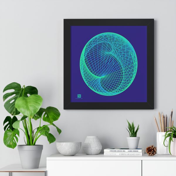 Framed Poster: Ellipsoid Geodesics Phosphor - Image 2