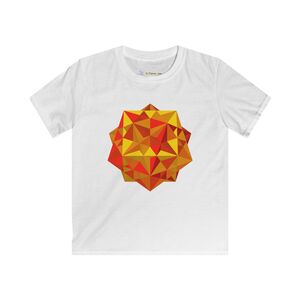 Kids Softstyle Tee: Five Cubes Autumn