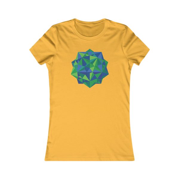Women's Favorite Tee: Five Cubes Summer - Image 2