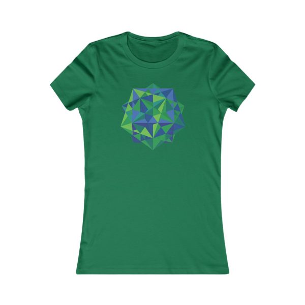 Women's Favorite Tee: Five Cubes Summer - Image 3