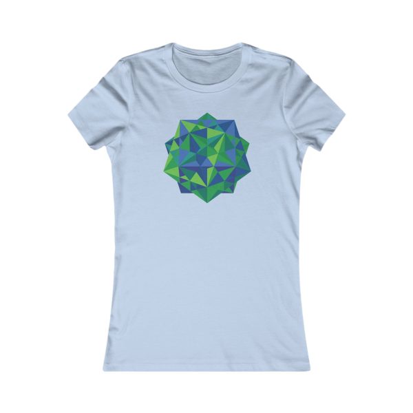 Women's Favorite Tee: Five Cubes Summer - Image 4