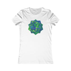 Women's Favorite Tee: Five Cubes Summer