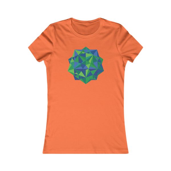 Women's Favorite Tee: Five Cubes Summer - Image 6