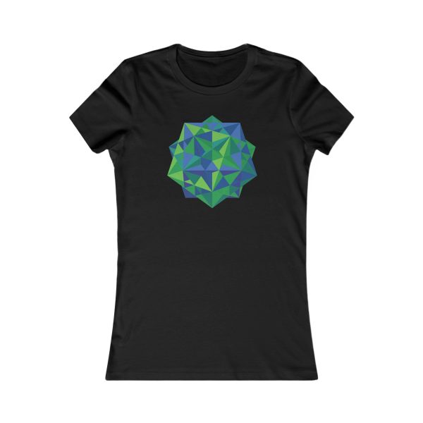 Women's Favorite Tee: Five Cubes Summer - Image 7