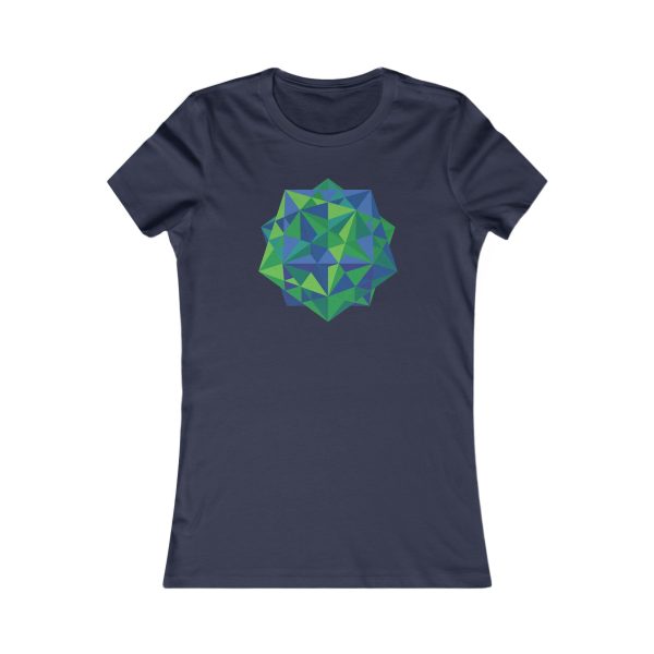 Women's Favorite Tee: Five Cubes Summer - Image 9