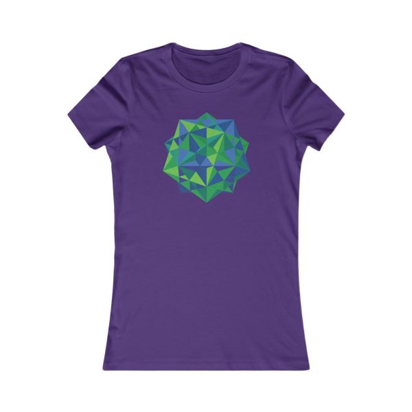 Women's Favorite Tee: Five Cubes Summer - Image 10