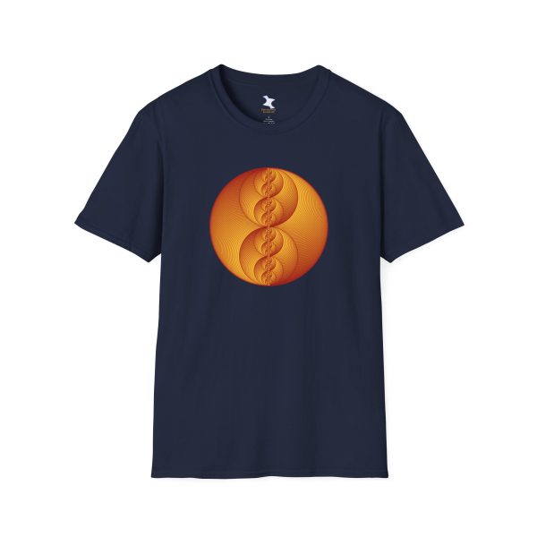 Softstyle T-Shirt: Binary Medallion Red - Image 9