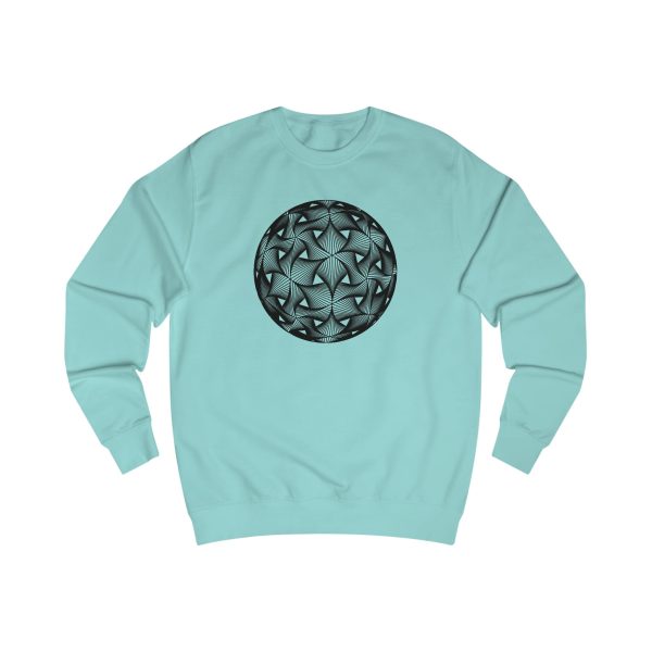 Unisex Sweatshirt: Diatom Black - Image 10