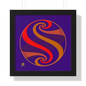 Framed Poster: Swirl Dawn
