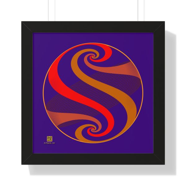 Framed Poster: Swirl Dawn