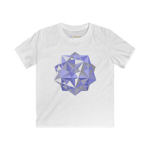 Kids Softstyle Tee: Five Cubes Winter