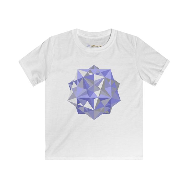 Kids Softstyle Tee: Five Cubes Winter