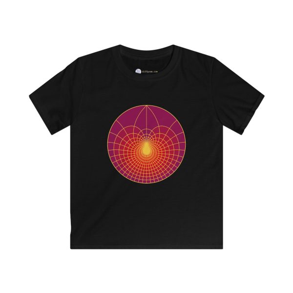 Kids Softstyle Tee: Lotus Sunset - Image 8