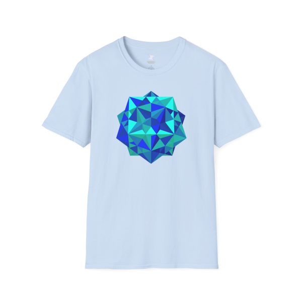 Softstyle T-Shirt: Five Cubes Ocean - Image 4