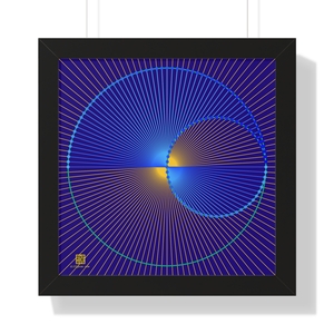Framed Poster: Projective Line