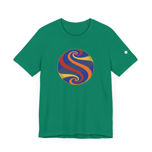 Unisex Tee: Swirl Autumn - Image 4