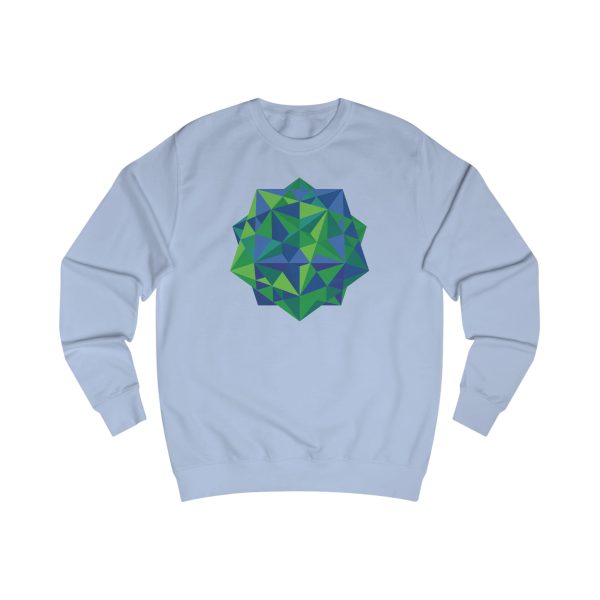 Unisex Sweatshirt: Five Cubes Summer - Image 4