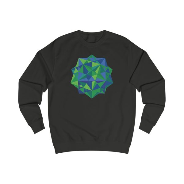 Unisex Sweatshirt: Five Cubes Summer - Image 7
