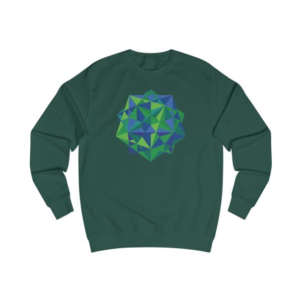 Unisex Sweatshirt: Five Cubes Summer - Image 8