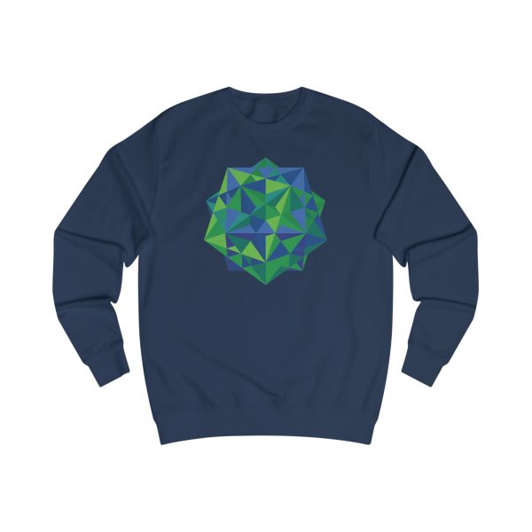 Unisex Sweatshirt: Five Cubes Summer - Image 10