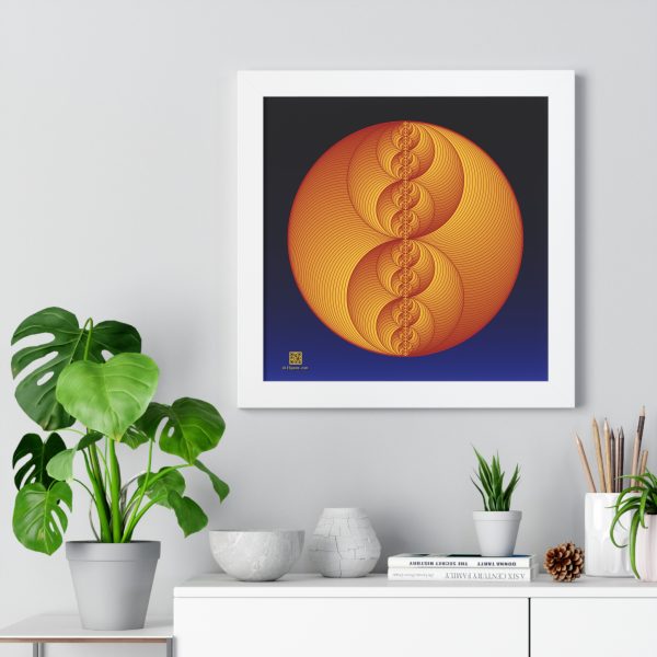 Framed Poster: Binary Medallion Red - Image 4