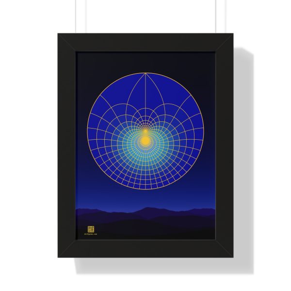 Framed Poster: Lotus Moonlight