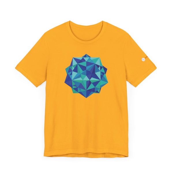 Unisex Tee: Five Cubes Ocean - Image 3