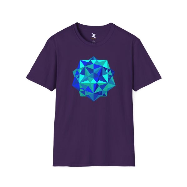 Softstyle T-Shirt: Five Cubes Ocean - Image 10
