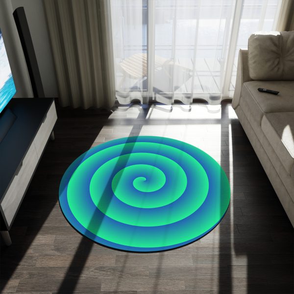 Rug: Unwinding Verdigris - Image 2