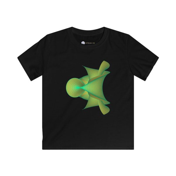 Kids Softstyle Tee: Kuen's Surface Gold - Image 8