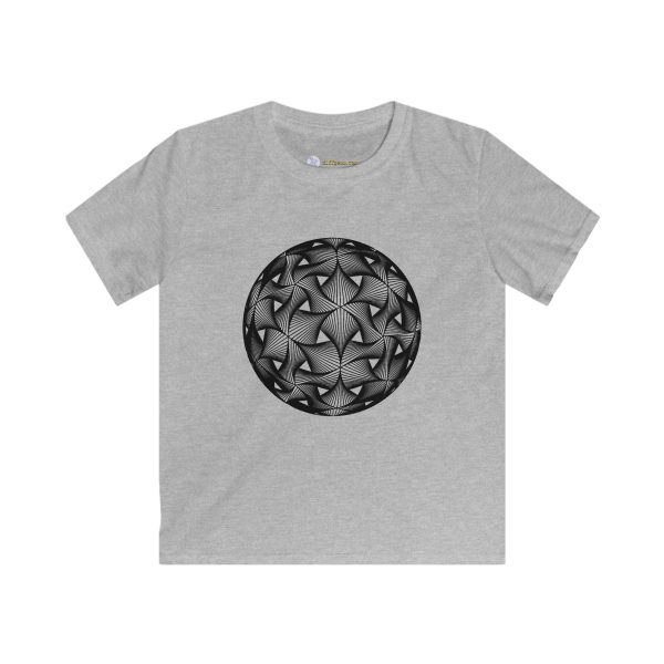 Kids Softstyle Tee: Diatom Black - Image 8