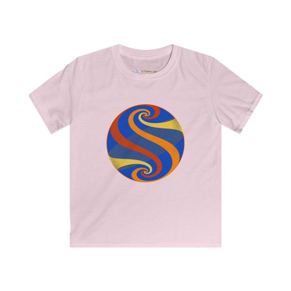 Kids Softstyle Tee: Swirl Autumn - Image 6
