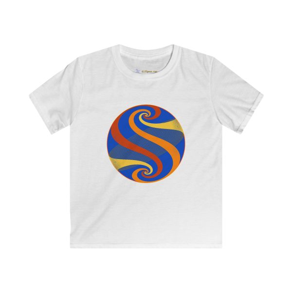 Kids Softstyle Tee: Swirl Autumn