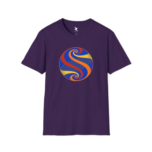 Softstyle T-Shirt: Swirl Autumn - Image 10