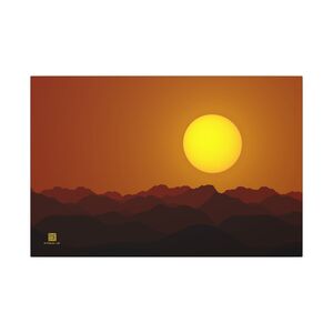 Canvas: Nowhere-Differentiable Sun